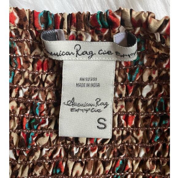 American Rag Corset Style Aztec Print Sun Dress - S - Picture 10 of 11